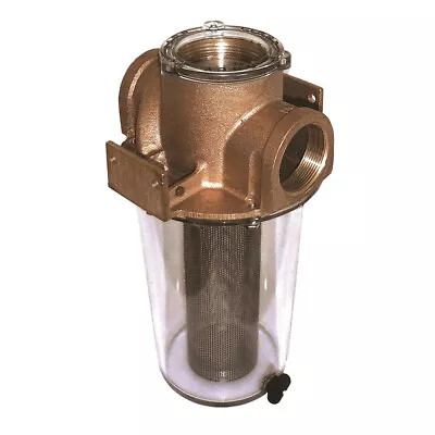 GROCO ARG-1250 Series 1-1/4  Raw Water Strainer W/Stainless Steel Basket ARG-... • $298.95