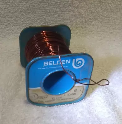 Vintage Belden 22 AWG Magnet Wire 8077 Heavy Armored Poly-Thermaleze 9 OZ Great • $49.99