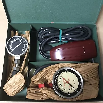$77.37 • Buy Vintage Engine Vacuum Fuel Pump Tester | Compression Tester | Peerless ACP-5 USA