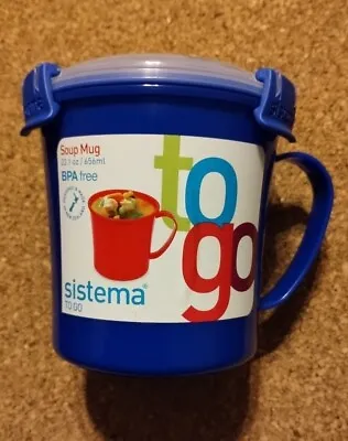 Sistema Microwavable Plastic Soup Mug 22.1 OZ • $10