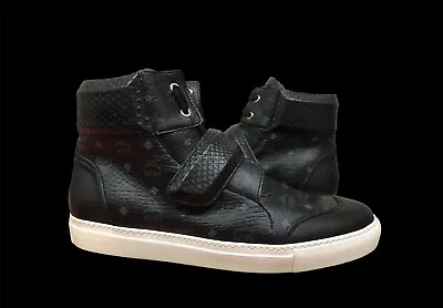 MCM Shoes Size US13 EU46 Visetos Monogram Lace And Strap Up (New Without Box) DS • $225