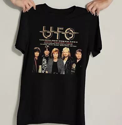 UFO Band Black T Shirt Cotton Men And Women Size S-5XL • $7.99