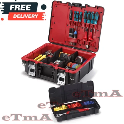 Technicians Tool Box Case Multi Compartments Storage Bag Builder Electrician Bag • £62.99