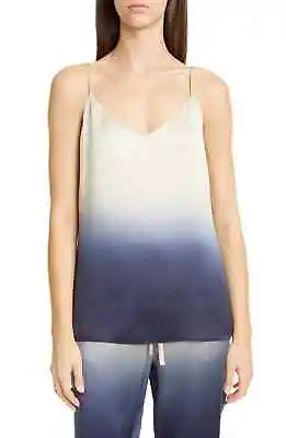$81 • Buy $448 Women's Lafayette 148 Eva Dip Dye Silk Camisole,Blue Size Small NWOT