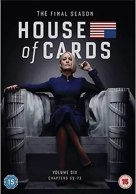 House Of Cards - Season 6 [DVD] New Sealed - Robin Wright Michael Kelly • £17.99