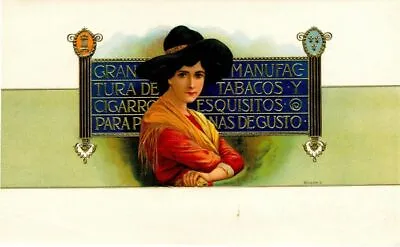 Gran Manufactura De Tabacos - Cigar Box Label - Cigar Box Labels • $50