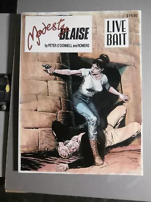 MODESTY BLAISE: Live Bait -TPB -Comic Strip Reprints- Manuscript Press 2003 • $24.99