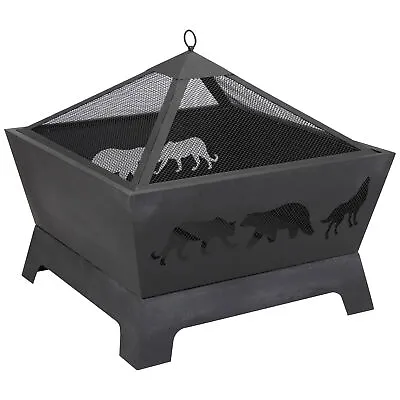 Barrone Fire Pit Outdoor Patio Garden Backyard  Stove Firepit Brazier Fireplace • $68.58