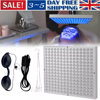 15W Facial Tanning Light 460nm Full Blue Sun Solarium Lamp Body Tanner 100-240V • £33.91