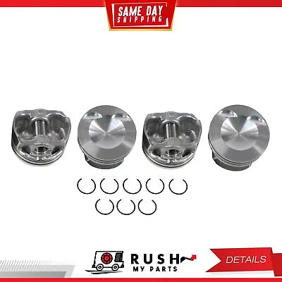 06-15 Standard Size Complete Piston Set For Audi 2.0L L4 DOHC 16v CAEB DNJ P805 • $162.34