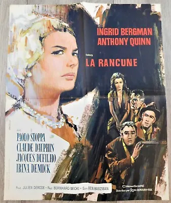 The Visit French Movie Poster Original *17 21  1964 Bergman Quinn • $49