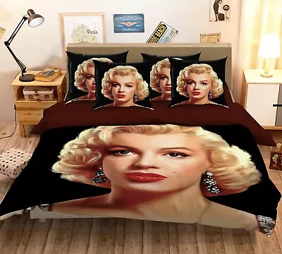 3D Beautiful Marilyn Monroe KEP35476 Bed Pillowcases Quilt Duvet Cover Kay • $60.38