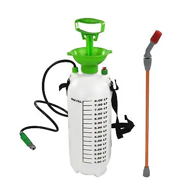 High Pressure Spray Shower Garden Pressure Sprayer Bottle Water Chemical Pump • £16.99