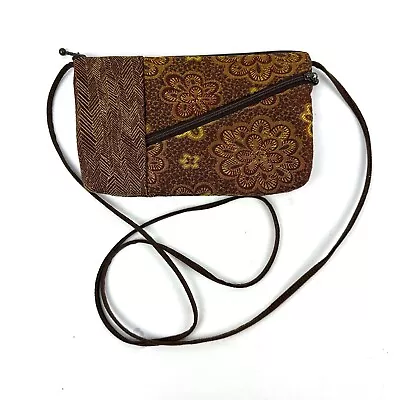 Maruca Tomboy Crossbody Bag Forest Flower Gold Brown Handmade Colorado New • $49.95