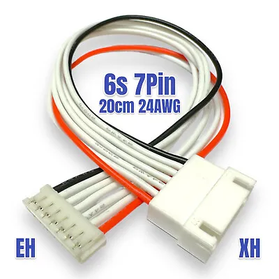 ✅ 2x Balancer Cable Adapter 6S 7Pin 22.2V XH EH Kokam Hyperion Graupner 20cm ✅ • $5.32