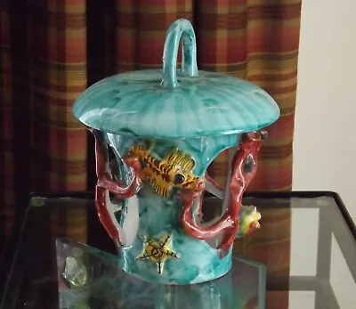Vietri Majolica Nautical Beach House Ceramic Lantern Candle Holder Italy EXC • $159.99
