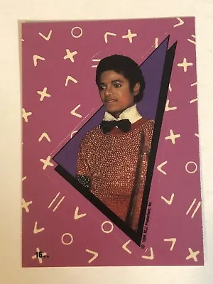 Michael Jackson Trading Card Sticker 1984 #16 • $2.25