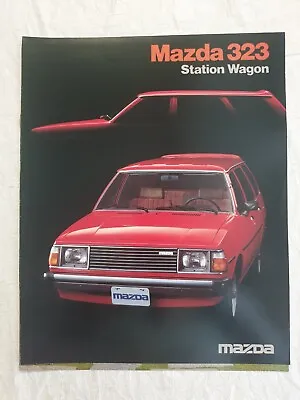 1980 ?  MAZDA 323  WAGON Sales Brochure  • $14.95