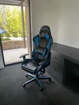 $250 • Buy Gaming Chair DXRacer Fórmula F08 Black Blue - Perfect Condition
