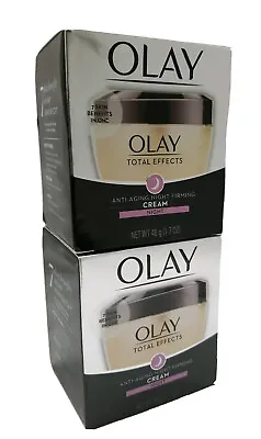 2 Olay Total Effects Anti-Aging Night Firming Cream & Face Moisturizer 1.7 Oz  • $29.98