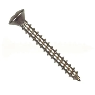 Oval Head Phillips Drive Sheet Metal Screws Stainless (#6 #8 #10) X Length Qty • $12.44