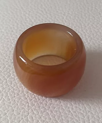 Large Chunky Carnelian Mens Ring Size 13 • $49