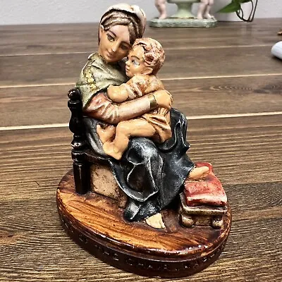 Madonna Of The Chair Vintage Sebastian Miniature Handcrafted 1951 • $22.88