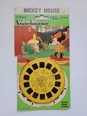 Mickey Mouse 3D View-Master 3 Reel Packet #3004 Toy Shop Pluto Pointer Tailor • $9.79