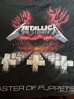 Metallica Master Of Puppets 1994 Delta Pro Weight Sz Xl • $42.20