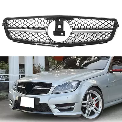 Chrome AMG Style Grille For Benz C-Class W204 2008-2014 C180 C250 C300 C350 C280 • $52.16