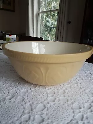 Vintage 12'' T G Green LTD Yellow Gripstand Pottery Mixing Bowl MAKE OFFER NOW!! • $74