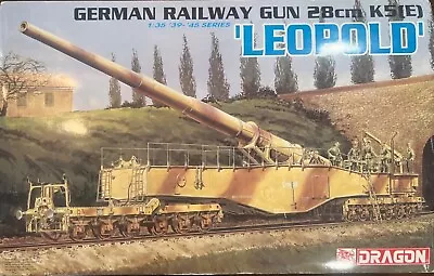Dragon German Railway Gun 28cm Leopold K5(E) 1/35 • $100
