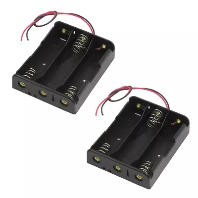 2X Series 3.7V Flat Tip Battery Holder Case For 3 X 18650 Batteries P8C27253 • £4.24