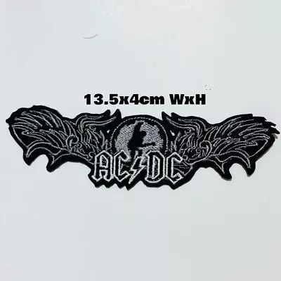 £8 • Buy ACDC Rock Music Embroidered Patch Badge Iron/Sew On Transfer Jacket Jeans AB