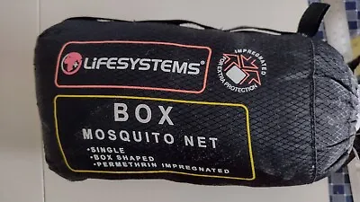 LifeSystems Box Net Mosquito Net - Single With Tags • £12.50