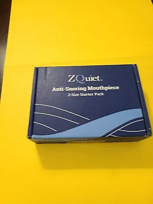 ZQuiet Anti-Snoring Mouthpiece Starter Pack With 2 Sizes Living Hinge  New  • $124.77