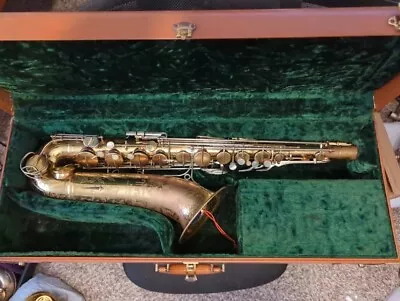 Martin Magna Tenor Saxophone Recent Pads-Plays Well SN:216390 Original Case! • $2597