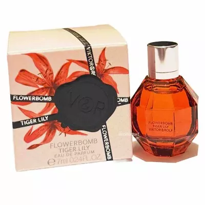 NIB Viktor & Rolf Flowerbomb Tiger Lily Eau De Perfume Miniature 7ml/ 0.24 Fl Oz • $26.78