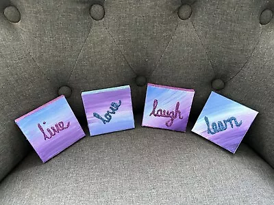 £10 • Buy 3x3 Live, Laugh, Love, Learn Canvas