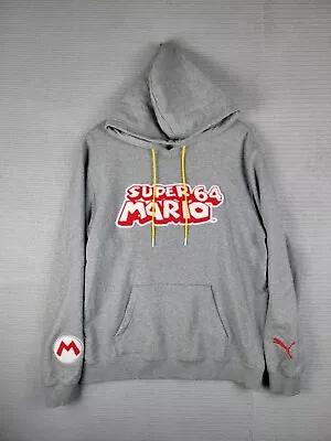 Puma Super Mario 64 Hoodie Sweatshirt Size XL Nintendo • $57.70