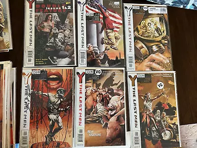 Y The Last Man Complete Vertigo DC Comics 1 2 Double Feature 3 4 5 6-60 Vaughan • $50