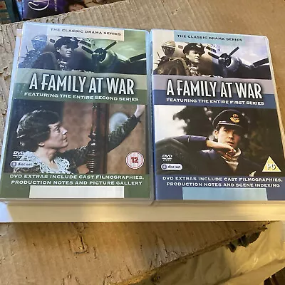 A Family At War - Complete Series 1 & 2 DVD Box Sets DISCS LIKE NEW ED26 537G • £23.99