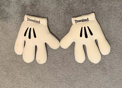 Vintage Disneyland Resort Plush Gloves Hands Mickey Minnie Goofy Costume Cosplay • $11