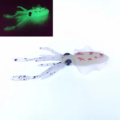 $7.99 • Buy 2 PCS 100mm Squid Soft Plastic Jigging Fishing Lures For Snapper Bream Flathead