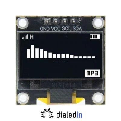 $8.98 • Buy OLED Display White Or Blue 0.96 Inch 128x64 SSD1306 I2C For ESP32 Arduino