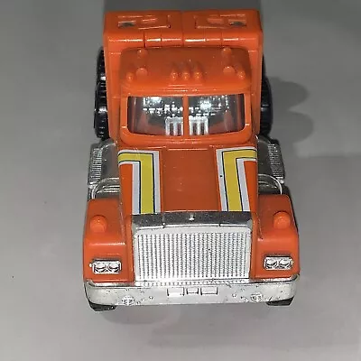 Vintage Bandai 1984 Japan Staks Gobot Transformer Semi Truck Tractor Orange • $14.99