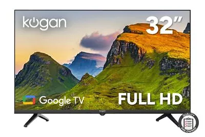 Kogan 32  LED Full HD Smart Google TV - F98T Preowned 32 Inch TVs TV & Home • $213.99