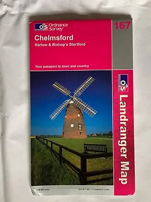 OS Ordnance Survey Landranger Map No: 167 Chelmsford • £4.55