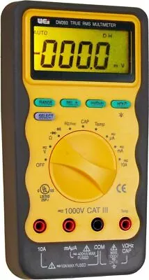 UEi Test Instruments DM393 Auto Ranging CAT-3 TRMS Digital MultiMate 1000V • $54