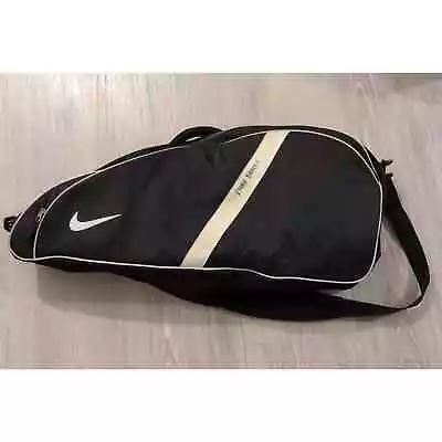 Nike Tennis Racquet Bag Double 2-3 Tote Shoulder Strap Vintage Racket • $24.99